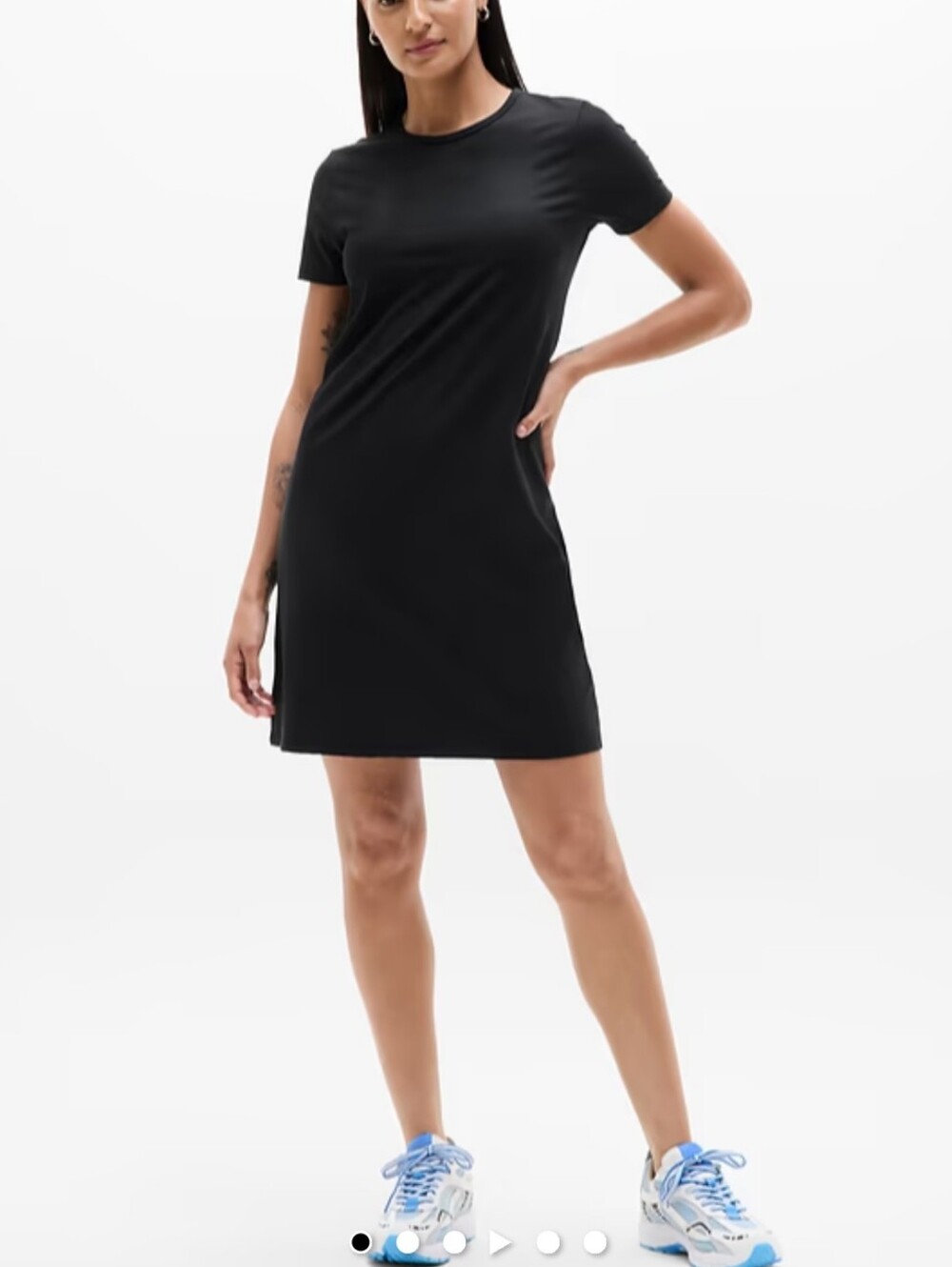 Athleta Essential Tee Dress Supima Cotton Size Large New With Tags
